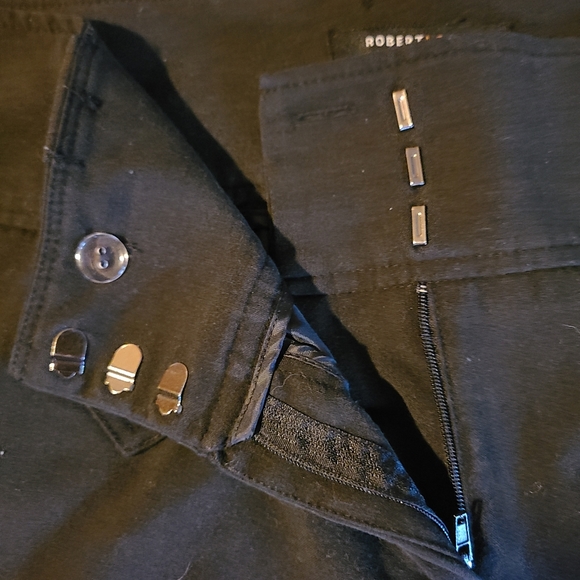 Robert Louis Black Slacks Size 10 - Picture 4 of 7